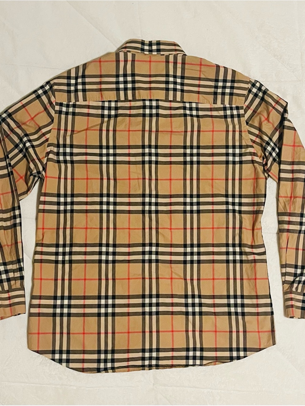 Burberry London England Nova Check Plaid Button Shirt Men’s Large - Picture 2 of 5